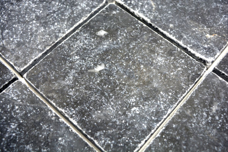 Azulejo mármol piedra natural nero negro antracita gris oscuro piedra natural aspecto antiguo azulejo suelo cocina pared - MOSF-45-46093