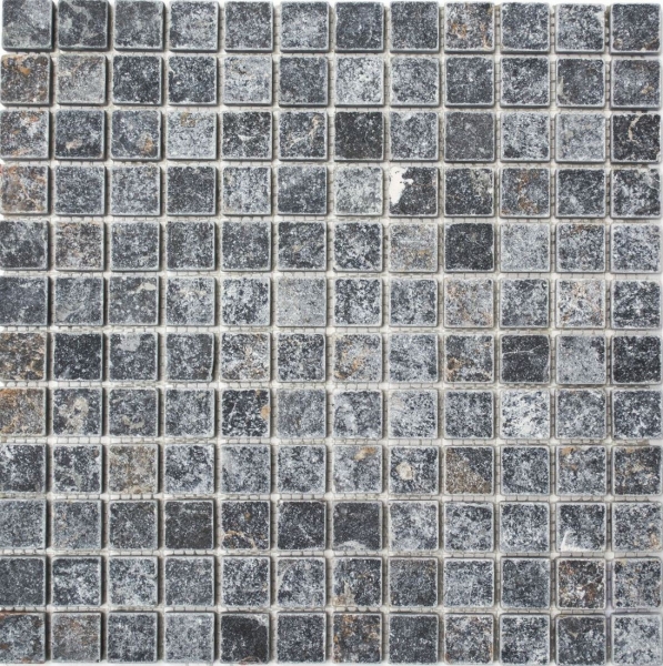 Muestras de mano mosaico mármol piedra natural negro Nero Antique Marble MOS36-0306-A_m