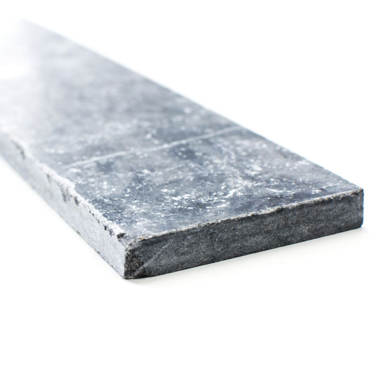 Zócalo de mármol piedra natural nero negro antracita gris oscuro zócalo de piedra natural aspecto antiguo pared cocina suelo baño - MOSSock-43470