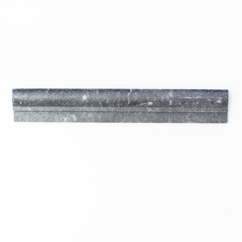 Borde de mármol piedra natural nero negro antracita perfil gris oscuro aspecto antiguo pared baño suelo cocina sauna - MOSProf-43348