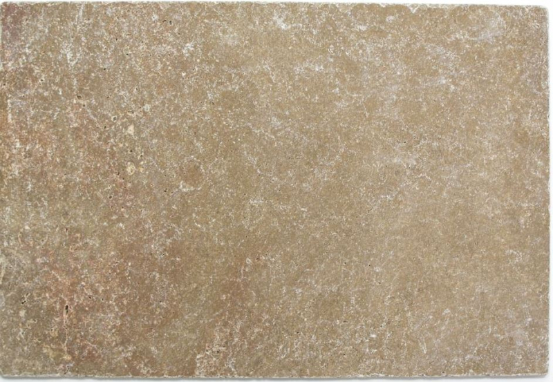 Azulejo Travertino piedra natural Noce nogal marrón azulejo de piedra natural aspecto antiguo azulejo de suelo azulejo de pared azulejo de cocina - MOSF-45-44061