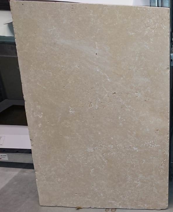Azulejo Travertino piedra natural Chiaro beige marrón piedra natural azulejo aspecto antiguo azulejo de suelo azulejo de pared azulejo de cocina baño - MOSF-45-46061