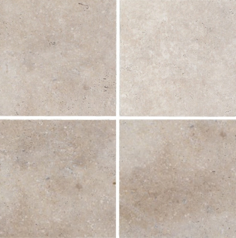 Azulejo Travertino piedra natural Chiaro beige crema azulejo de piedra natural aspecto antiguo azulejo de suelo azulejo de pared azulejo de cocina - MOSF-45-46062