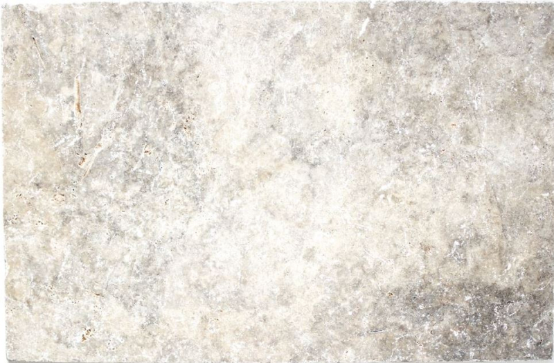 Azulejo Travertino piedra natural plata blanco gris claro piedra natural azulejo plata aspecto antiguo azulejo de suelo azulejo de pared cocina - MOSF-45-47061