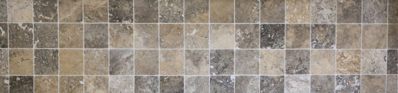 Azulejo Travertino piedra natural plata blanco gris claro piedra natural azulejo plata aspecto antiguo plato de ducha azulejo de pared cocina - MOSF-45-47010