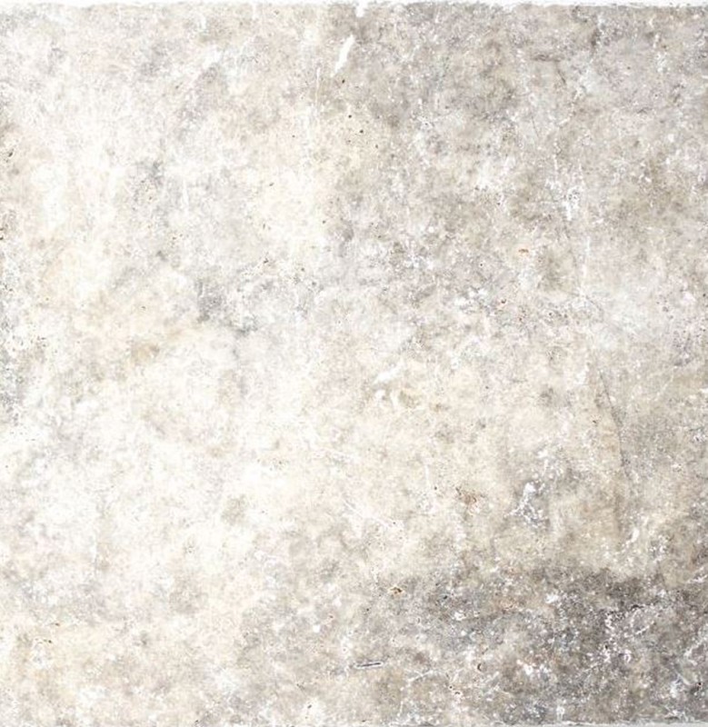 Azulejo Travertino piedra natural plata blanco gris claro azulejo de piedra natural plata aspecto antiguo azulejo de suelo azulejo de pared cocina - MOSF-45-47030