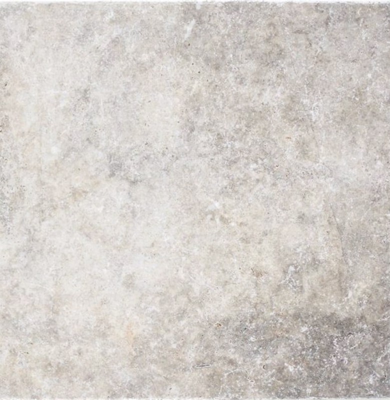 Azulejo Travertino piedra natural plata blanco gris claro azulejo de piedra natural plata aspecto antiguo azulejo de suelo azulejo de pared cocina - MOSF-45-47030