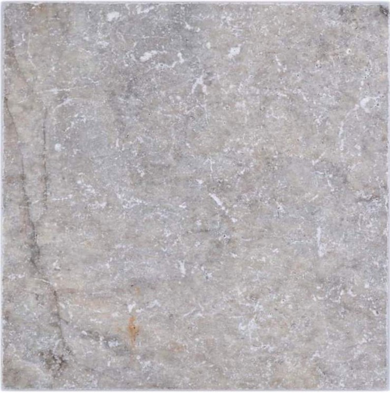 Azulejo Travertino piedra natural plata blanco gris claro azulejo de piedra natural plata aspecto antiguo azulejo de suelo azulejo de pared cocina - MOSF-45-47030