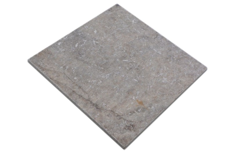 Azulejo Travertino piedra natural plata blanco gris claro azulejo de piedra natural plata aspecto antiguo azulejo de suelo azulejo de pared cocina - MOSF-45-47030