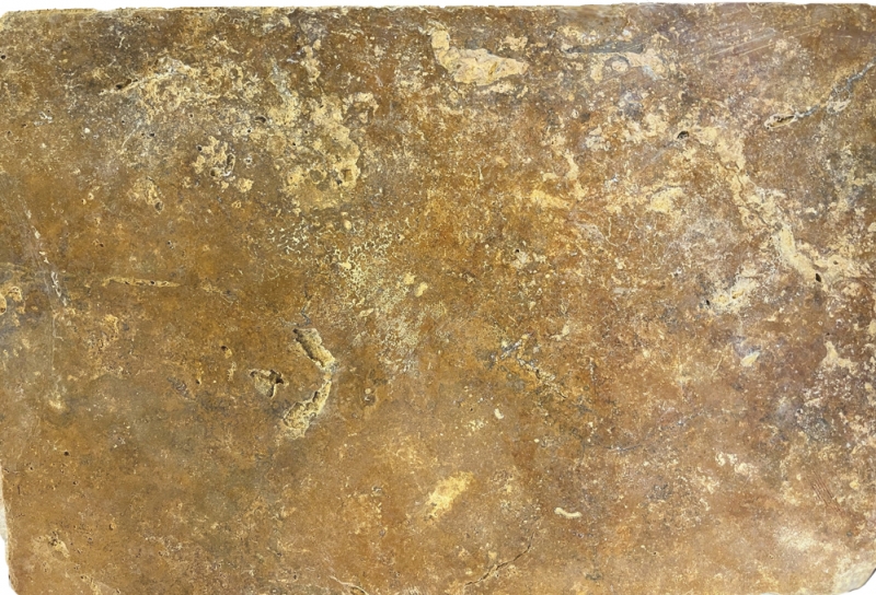 Azulejo travertino piedra natural oro amarillo azulejo de piedra natural marrón dorado aspecto antiguo azulejo de suelo azulejo de pared azulejo de cocina - MOSF-45-51061