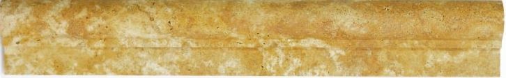 Borde travertino piedra natural amarillo oro piedra natural perfil oro marrón aspecto antiguo pared baño cocina sauna - MOSProf-51348