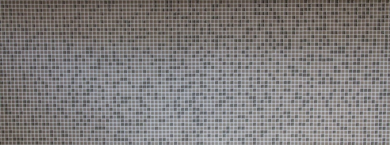 Mosaico de vidrio Revestimiento de pared sostenible Reciclaje Esmalte crema mate MOS140-03C
