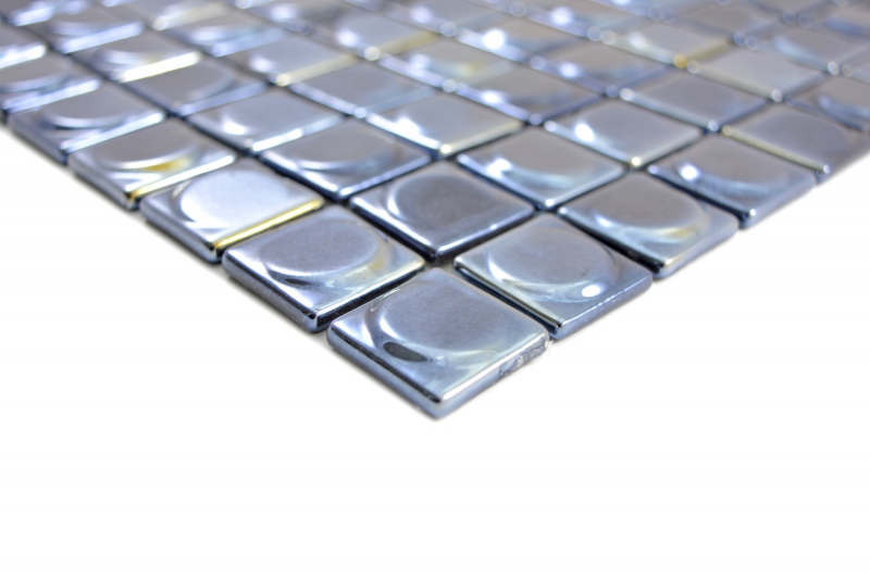 Muestra de mano mosaico ECO Reciclaje GLAS ECO negro metálico 3DR MOS350-18_m