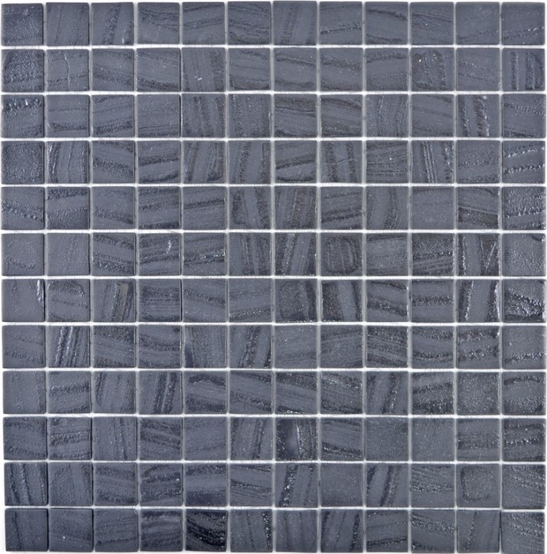 Muestra de mano mosaico ECO Reciclaje GLAS ECO negro antracita MOS360-03_m