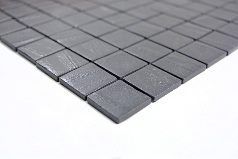 Muestra de mano mosaico ECO Reciclaje GLAS ECO negro antracita MOS360-03_m