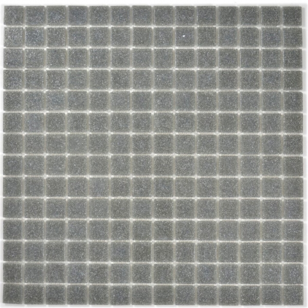 Muestra de mano mosaico vidrio gris pared azulejo baño azulejo ducha splashback azulejo backsplash MOS200-A09-N_m