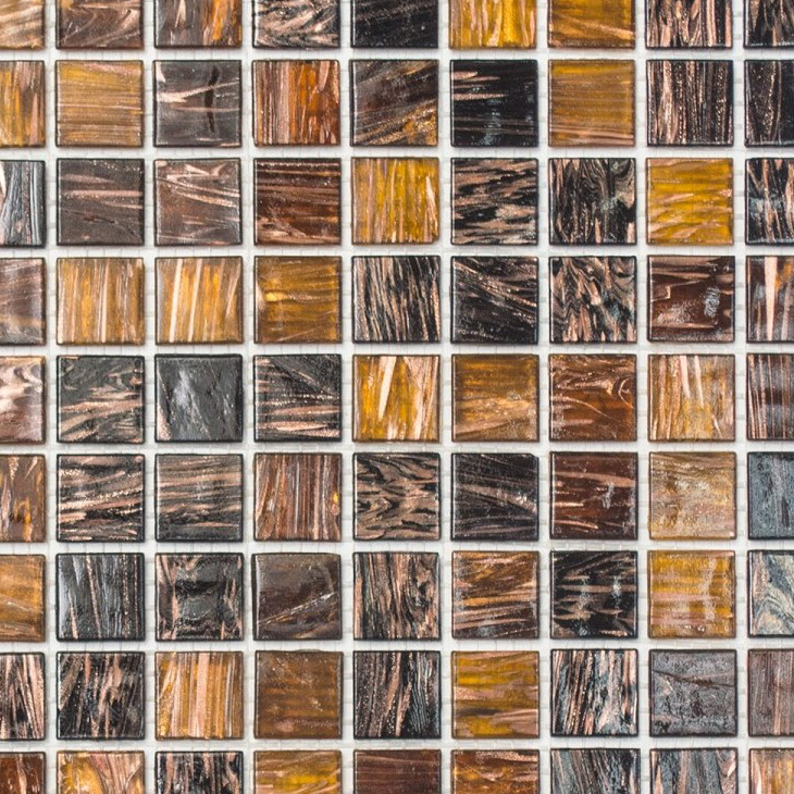 Mosaico de vidrio mosaico azulejos de oro beige cobre marrón ducha splashback azulejo backsplash MOS54-1306