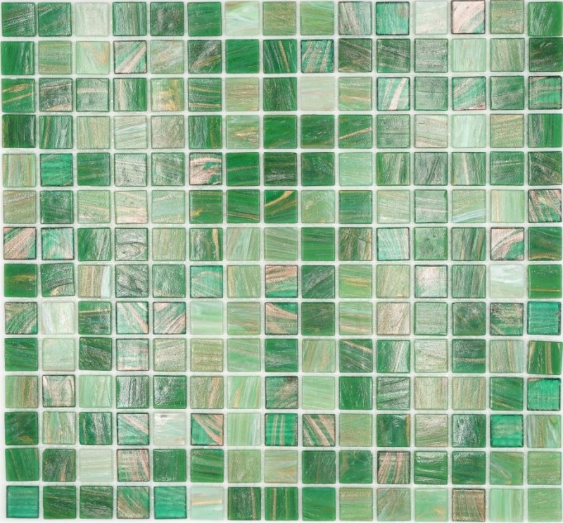 Mosaico de vidrio mosaico azulejos verde menta cobre azulejo backsplash cocina splashback MOS54-0504