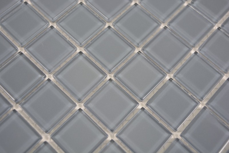 Mosaico de azulejos de vidrio mosaico gris antracita piscina mosaico piscina mosaico MOS63-0202