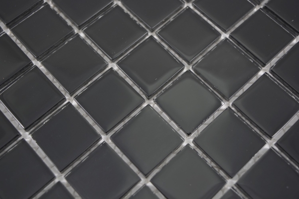 Mosaico de azulejos de vidrio mosaico negro piscina mosaico piscina mosaico MOS63-0302