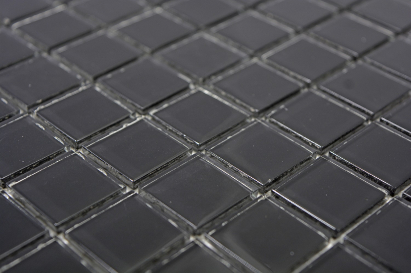 Mosaico de azulejos de vidrio mosaico negro piscina mosaico piscina mosaico MOS63-0302