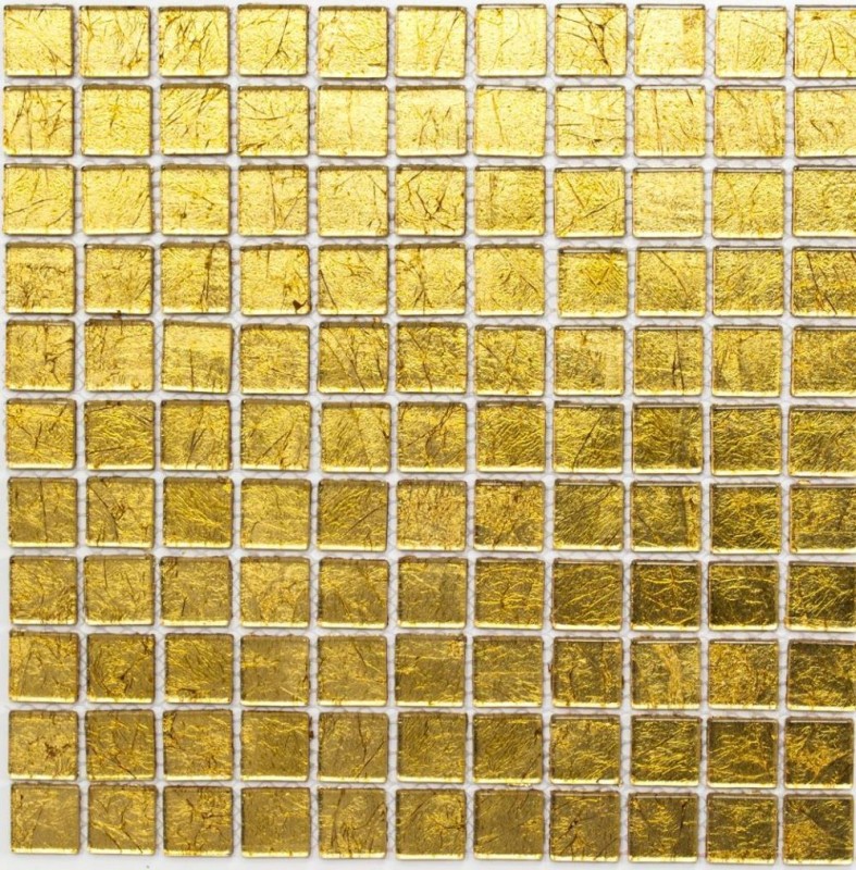 Mosaico de vidrio de oro mosaico de azulejos estructura de azulejos backsplash cocina ducha pared MOS120-0742