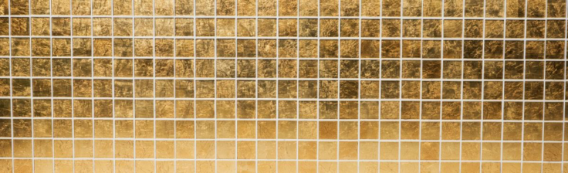 Muestra de mano mosaico azulejo Mosaico de vidrio translúcido Estructura de oro cristal MOS120-0746_m