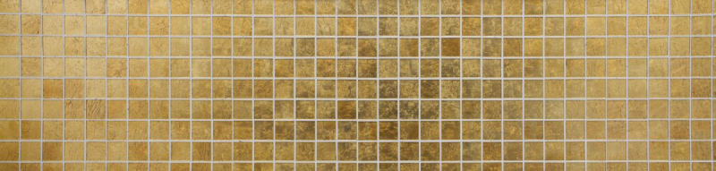 Muestra de mano mosaico azulejo Mosaico de vidrio translúcido Estructura de oro cristal MOS120-0746_m