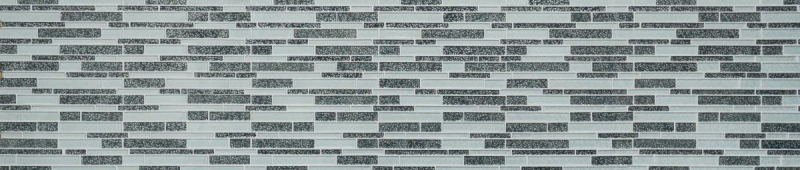 Muestra de mano mosaico azulejo translúcido blanco gris compuesto mosaico de vidrio Crystal Chic Flores MOS86-8CFL_m