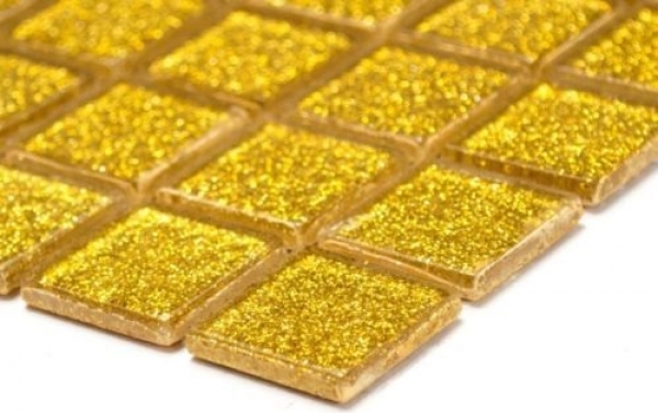 Mosaico de vidrio de oro mosaico de azulejos martillado azulejos backsplash cocina ducha pared MOS60-0707