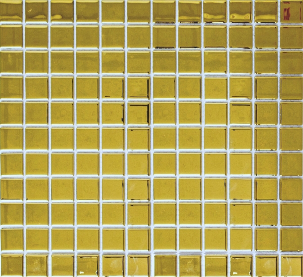 Muestra de mano mosaico azulejo Mosaico de vidrio translúcido Cristal EP oro BAÑO WC Cocina PARED MOS60-0706_m