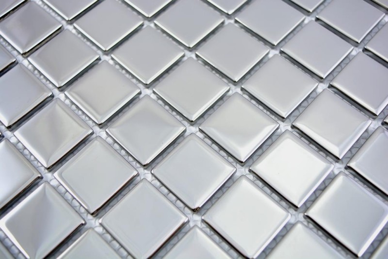 Mosaico de azulejos de mosaico de vidrio galvanoplastia de plata BAÑO WC cocina PARED MOS60-0206
