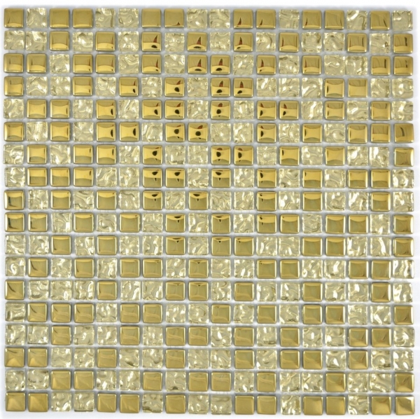 Mosaico de vidrio de oro mosaico de azulejos de vidrio galvanoplastia BAÑO WC cocina PARED azulejo espejo cocina ducha pared MOS92-0707