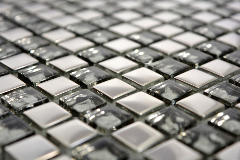 Mosaico de vidrio mosaico de vidrio galvanoplastia de plata BAÑO WC cocina PARED MOS92-0218