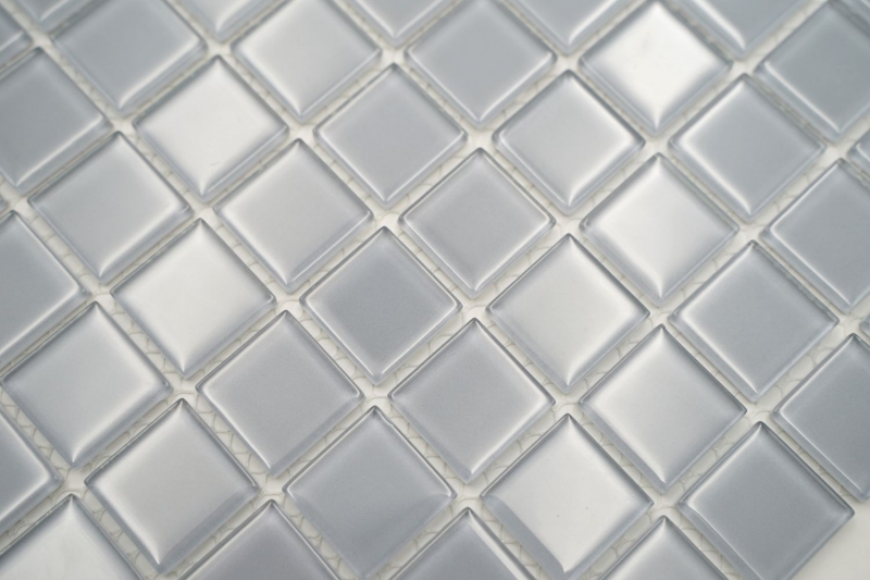 Mosaico de azulejos de vidrio mosaico gris claro piscina mosaico piscina mosaico MOS60-0204