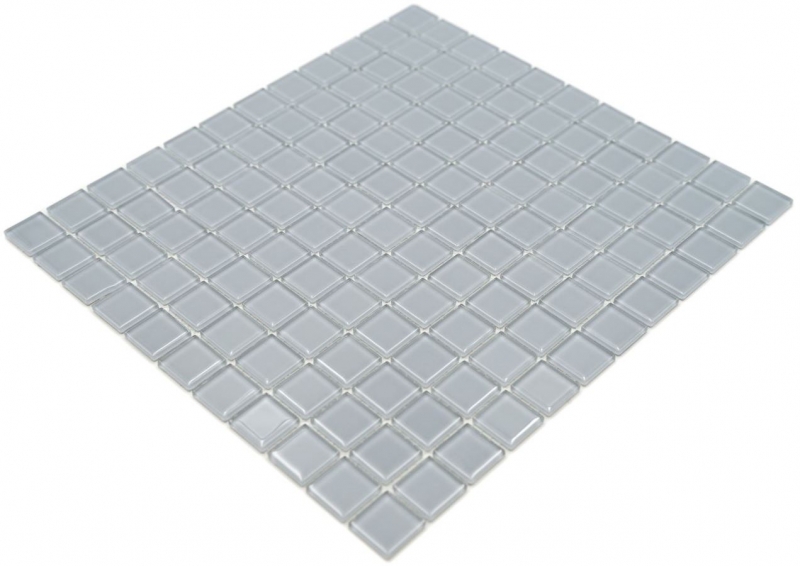 Mosaico de azulejos de vidrio mosaico gris claro piscina mosaico piscina mosaico MOS60-0204