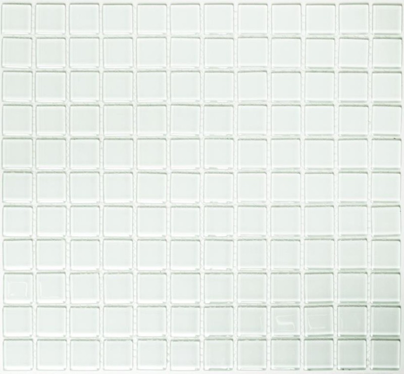 Mosaico de azulejos blanco con tinte verde mosaico de vidrio piscina mosaico piscina mosaico MOS60-0102