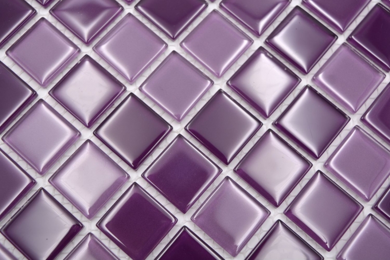 Azulejos de mosaico de vidrio mosaico púrpura violeta BAÑO WC cocina PARED mosaico azulejo MOS62-1104