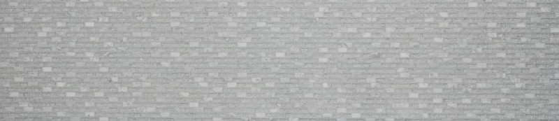 Muestra de mano mosaico azulejo azulejo backsplash translúcido blanco ladrillo vidrio mosaico cristal piedra blanco MOS87-0111_m
