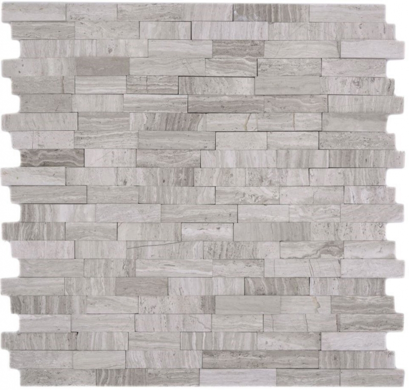 Piedra natural autoadhesiva mármol azulejos de pared cocina splashback paneles de pared DIY MOS200-0120