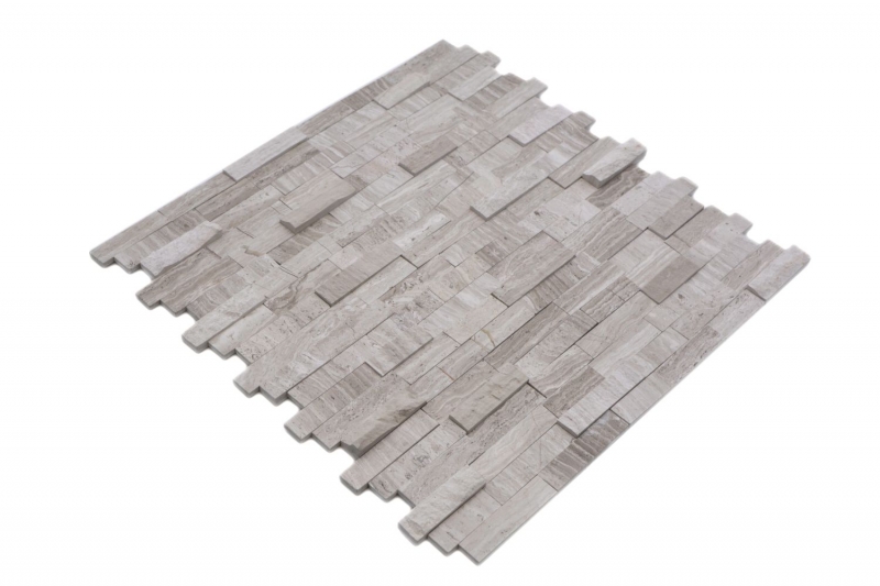 Piedra natural autoadhesiva mármol azulejos de pared cocina splashback paneles de pared DIY MOS200-0120