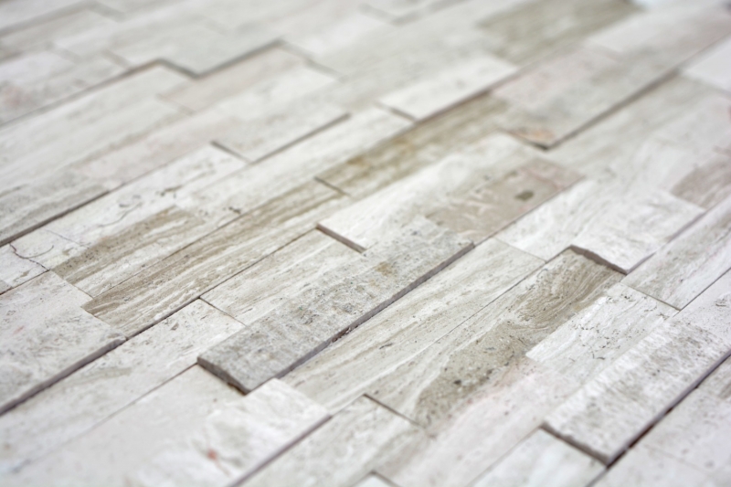 Piedra natural autoadhesiva mármol azulejos de pared cocina splashback paneles de pared DIY MOS200-0120