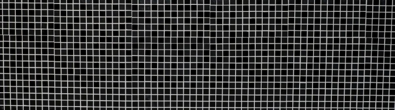 mosaico de vidrio autoadhesivo mosaico de azulejos negro mate salpicaduras de cocina MOS200-4CM22