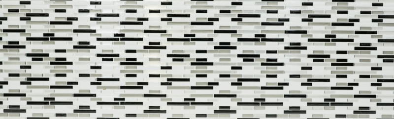 autoadhesivo mosaico stick look vinilo película blanco plata negro azulejo backsplash cocina