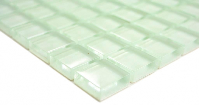 Mosaico de vidrio azulejos de mosaico verde pastel fluorescente pared azulejos backsplash azulejos de cocina azulejos de baño WC - MOS88-0104