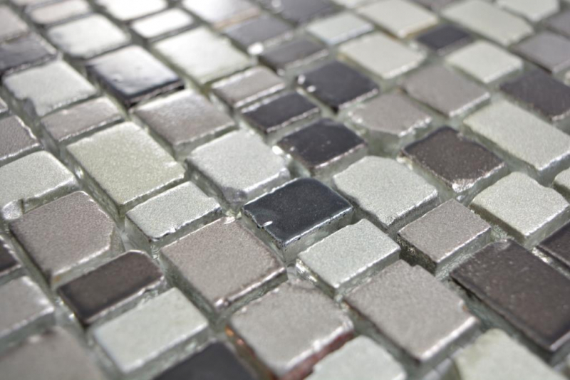 Muestra de mano transparente cristal mosaico vidrio mosaico café pared azulejo backsplash cocina baño MOS85-1213_m