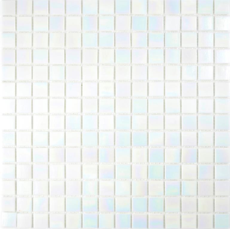 Muestra de mano de vidrio mosaico de vidrio iridio pared azulejo backsplash cocina baño MOS240-WA02-N_m