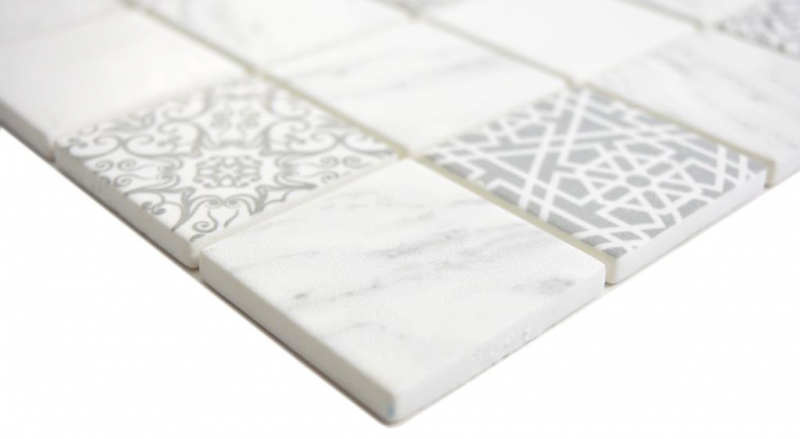 GLASS mosaico ECO Carrara mirada mosaico azulejo pared backsplash cocina cuarto de baño