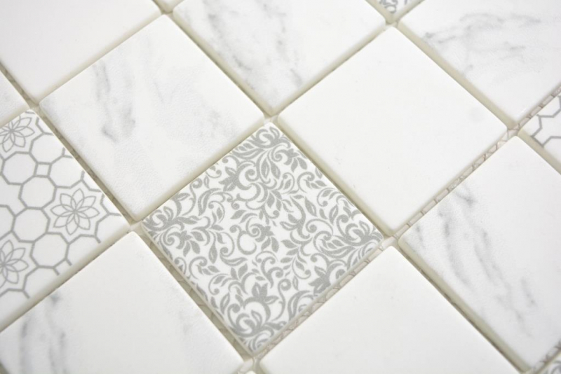 GLASS mosaico ECO Carrara mirada mosaico azulejo pared backsplash cocina cuarto de baño