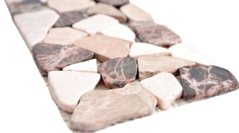 Mármol frontera frontera Castanao crema beige marrón piedra natural frontera pared baño cocina suelo sauna aseo - MOSBOR-CB15